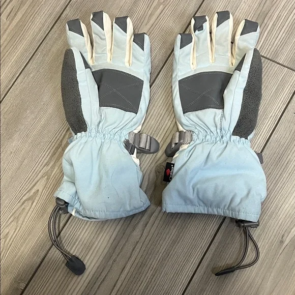 Women’s Head Blue and White Ski Gloves Size L - Picture 4 of 11
